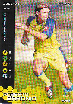 Roberto Baronio Chievo Verona 2003/04 Seria A Wizards of the Coast #10