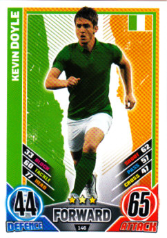 Kevin Doyle Republic Of Ireland EURO 2012 Match Attax #146