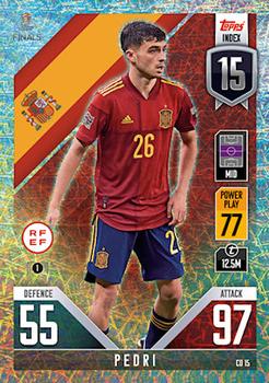 Pedri Spain Topps Match Attax 101 Road to UEFA Nations League Finals 2022 Countdown #CD15