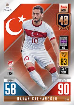 Hakan Calhanoglu Turkey Topps Match Attax 101 Road to UEFA Nations League Finals 2022 Countdown #CD48