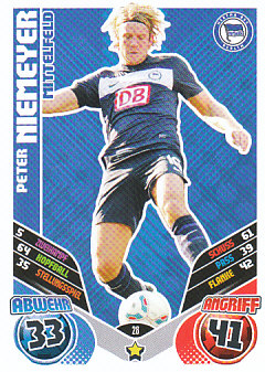 Peter Niemeyer Hertha Berlin 2011/12 Topps MA Bundesliga #28
