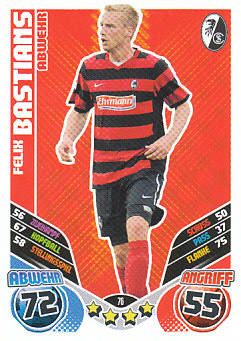 Felix Bastians SC Freiburg 2011/12 Topps MA Bundesliga #76