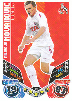 Milivoje Novakovic 1. FC Koln 2011/12 Topps MA Bundesliga #179