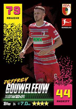 Jeffrey Gouweleeuw FC Augsburg Topps Match Attax Bundesliga 2022/23 #24
