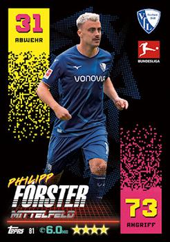 Philipp Forster VfL Bochum 1848 Topps Match Attax Bundesliga 2022/23 #81