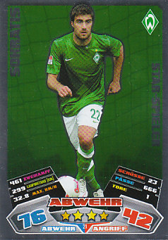 Sokratis Papastathopoulos Werder Bremen 2012/13 Topps MA Bundesliga Star Spieler #21
