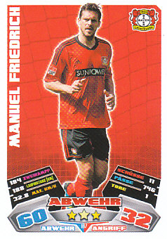 Manuel Friedrich Bayer 04 Leverkusen 2012/13 Topps MA Bundesliga #187