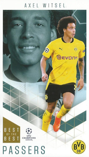 Axel Witsel Borussia Dortmund Topps Best of The Best Champions League 2020/21 Passers #21