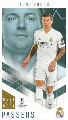 Toni Kroos Real Madrid Topps Best of The Best Champions League 2020/21 Passers #30