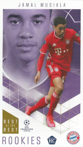 Jamal Musiala Bayern Munchen Topps Best of The Best Champions League 2020/21 Rookies #47