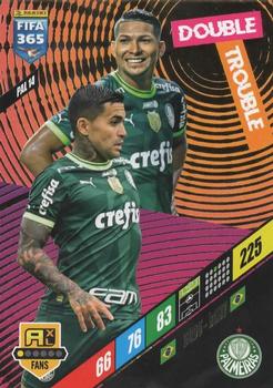 Dudu / Rony Palmeiras Panini FIFA 365 2024 Adrenalyn XL Double Trouble #PAL14