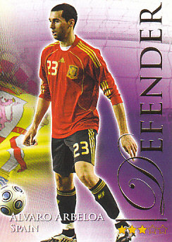 Alvaro Arbeloa Spain Futera World Football 2010/2011 #456