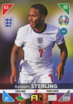 Raheem Sterling England Panini UEFA EURO 2020 Kick Off #63
