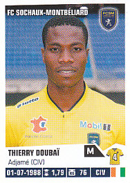 Thierry Doubai FC Sochaux samolepka Panini Ligue 1 FOOT 2013/14 #420