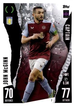 John McGinn Aston Villa 2023/24 Topps Match Attax UEFA ChL Captain #7