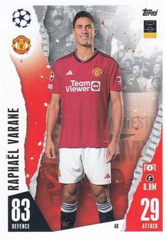 Raphael Varane Manchester United 2023/24 Topps Match Attax UEFA ChL #48