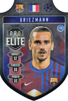 Antoine Griezmann FC Barcelona 2021/22 Topps Match Attax ChL Chrome Shield Cards #SH15