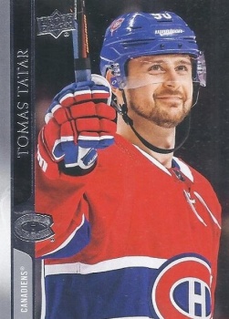 Tomas Tatar Montreal Canadiens Upper Deck 2020/21 Series 1 #100