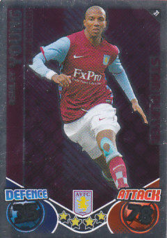 Ashley Young Aston Villa 2010/11 Topps Match Attax Star Player #31