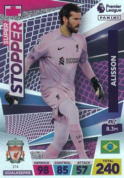 Alisson Liverpool Panini Adrenalyn XL Premier League 2022/23 Super Stopper #374