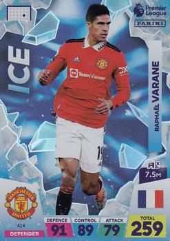 Raphael Varane Manchester United Panini Adrenalyn XL Premier League 2022/23 Ice #414