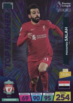 Mohamed Salah Liverpool Panini Adrenalyn XL Premier League 2022/23 Top Finisher #423
