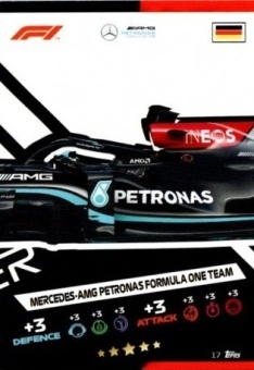 Mercedes-AMG Petronas Formula One Topps F1 Turbo Attax 2021 F1 Base #17