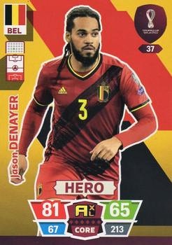 Jason Denayer Belgium Panini Adrenalyn XL World Cup 2022 Hero #37