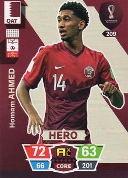 Homam Ahmed Qatar Panini Adrenalyn XL World Cup 2022 Hero #209