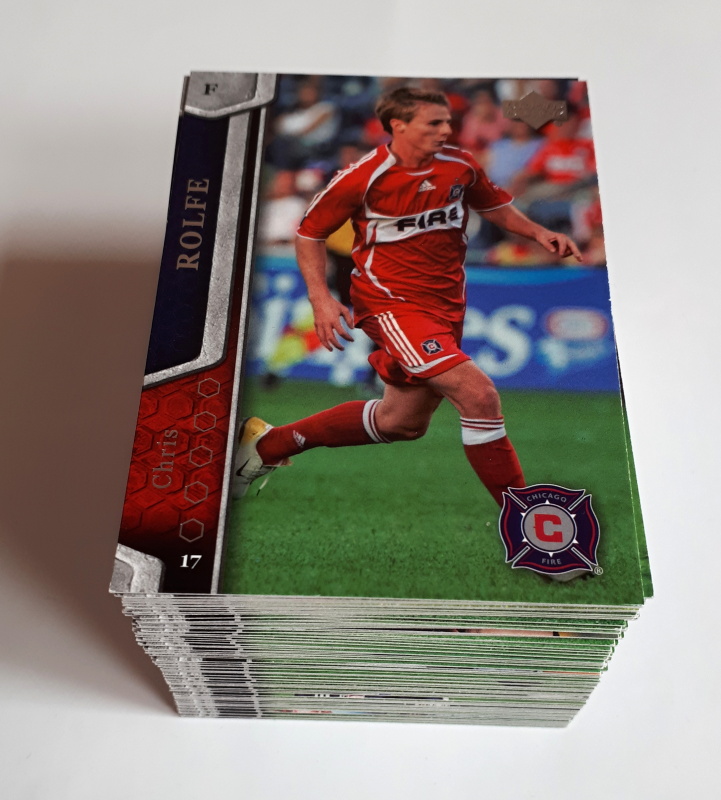 2007 Upper Deck MLS Soccer Kompletní set 100 karet
