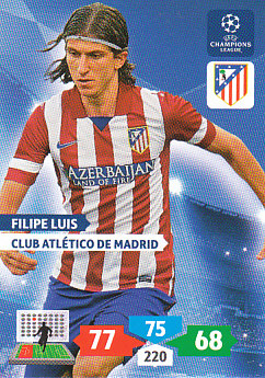 Filipe Luis Atletico Madrid 2013/14 Panini Champions League #58