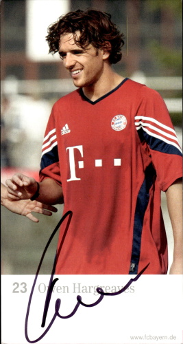 Owen Hargreaves FC Bayern Mnichov 2003/04 Podpisova karta Autogram