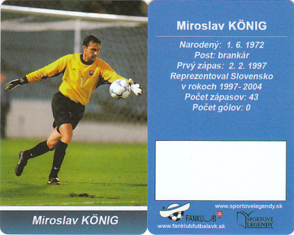 Miroslav Konig Slovensko Fanklub slovenskej reprezentacie #20