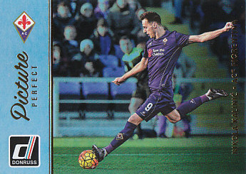 Nikola Kalinic Fiorentina 2016/17 Donruss Soccer Cards Picture Perfect Holographic Parallel #35