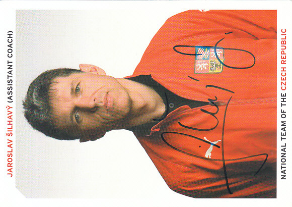 Jaroslav Silhavy Česká republika MS 2006 Podpisova karta autogram