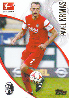 Pavel Krmas SC Freiburg 2014/15 Topps Chrome Bundesliga #64