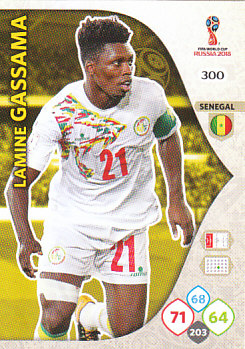 Lamine Gassama Senegal Panini 2018 World Cup #300
