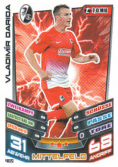 Vladimir Darida SC Freiburg 2013/14 Topps MA Bundesliga #465