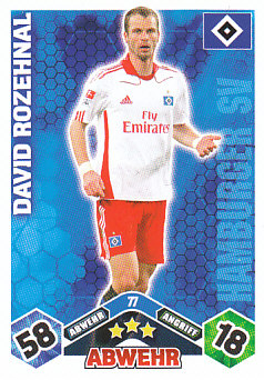 David Rozehnal Hamburger SV 2010/11 Topps MA Bundesliga #77