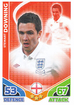 Stewart Downing England 2010 World Cup Match Attax #70