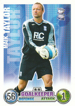 Maik Taylor Birmingham City 2007/08 Topps Match Attax #33
