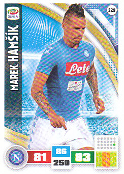 Marek Hamsik SSC Napoli 2016/17 Panini Calciatori Adrenalyn XL #229