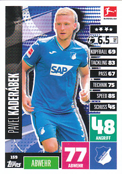 Pavel Kaderabek TSG 1899 Hoffenheim 2020/21 Topps MA Bundesliga #159