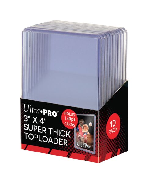 Plastový toploader Ultra Pro 130pt Super Thick, balení 10 ks