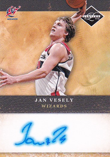 Jan Vesely Washington Wizards AUTOGRAPH 2011/12 Limited Draft Pick Redemptio #24