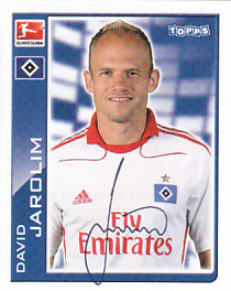 David Jarolim Hamburger SV samolepka Bundesliga Fussball 2010/11 Topps #102