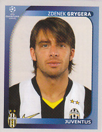 Zdenek Grygera Juventus FC samolepka UEFA Champions League 2008/09 #320