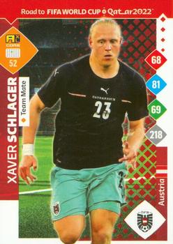 Xaver Schlager Austria Panini Road to World Cup 2022 #52