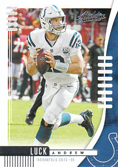 Andrew Luck Indianapolis Colts 2019 Panini Absolute Football #29
