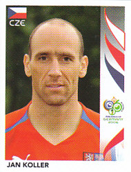 Jan Koller Czech Republic samolepka Panini World Cup 2006 #376